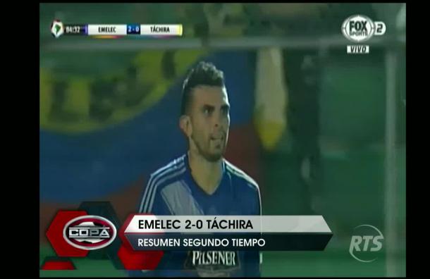 Emelec se enfrentó contra Táchira por la Libertadores
